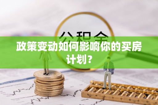 小店政策变动如何影响你的买房计划？