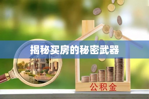 小店揭秘买房的秘密武器