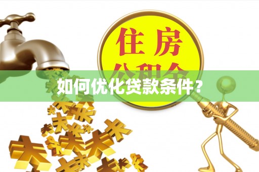 小店如何优化贷款条件？