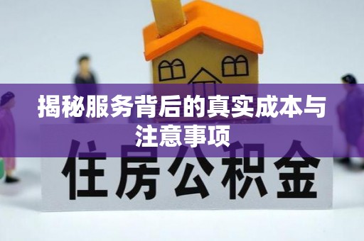 小店揭秘服务背后的真实成本与注意事项