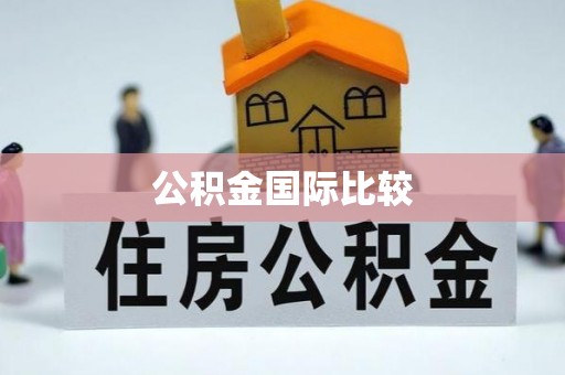 小店公积金国际比较