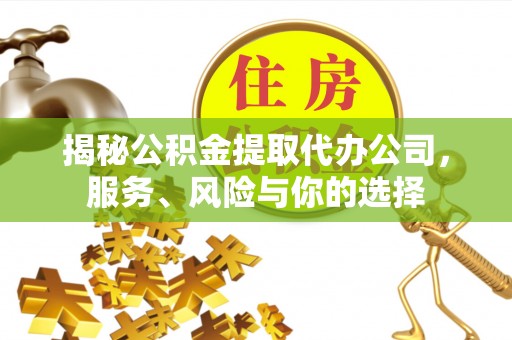 小店揭秘公积金提取代办公司，服务、风险与你的选择